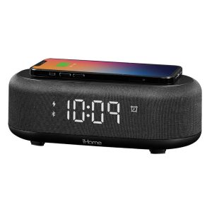 Custom IHome Bluetooth Alarm Clock With Wireless Charger And USB Charging Station